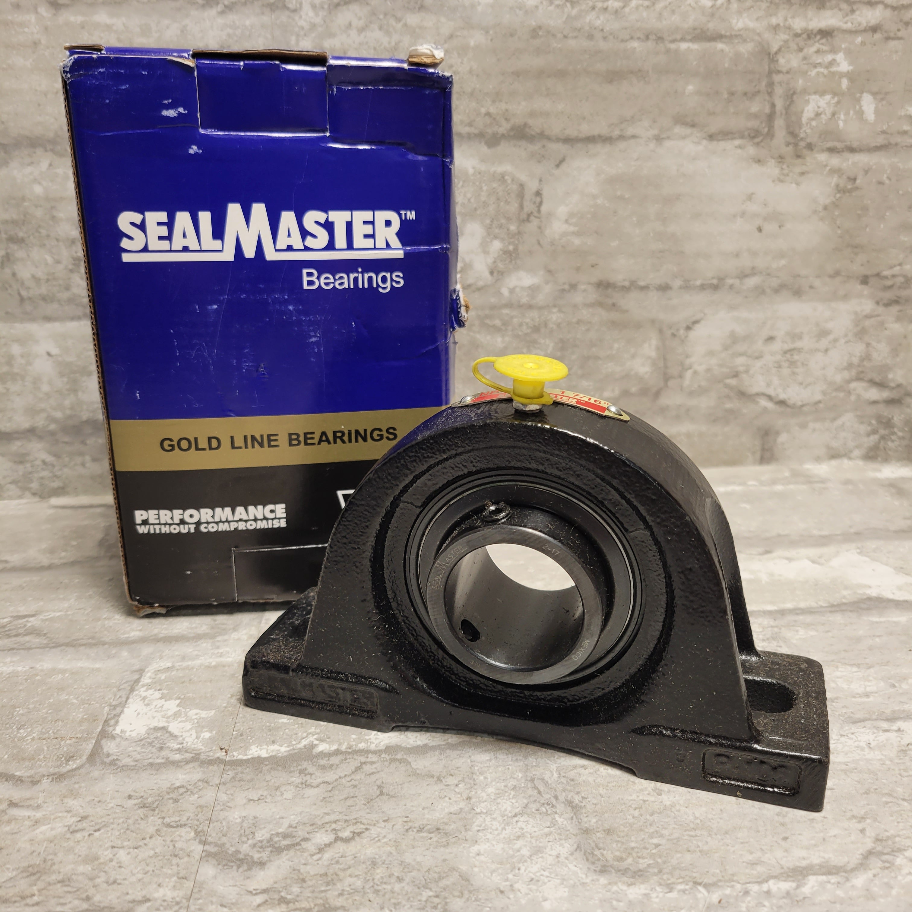 SealMaster NP-23 Pillow Block Bearing: 1 7/16" Bore, Cast Iron (8133074059502)